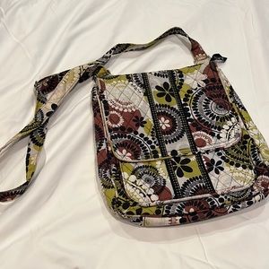 Vera Bradley Cocoa Moss *RETIRED* Crossbody Purse